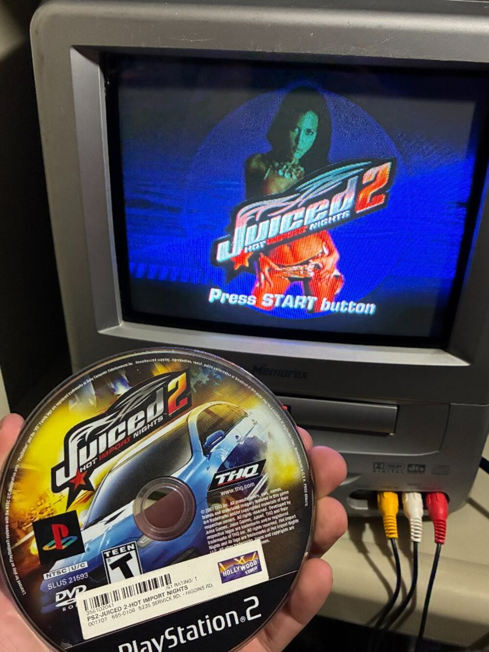 Juiced 2 Hot Import Nights Playstation 2 PS2 Working Disk Only